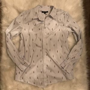 Banana Republic Lipstick Button Down